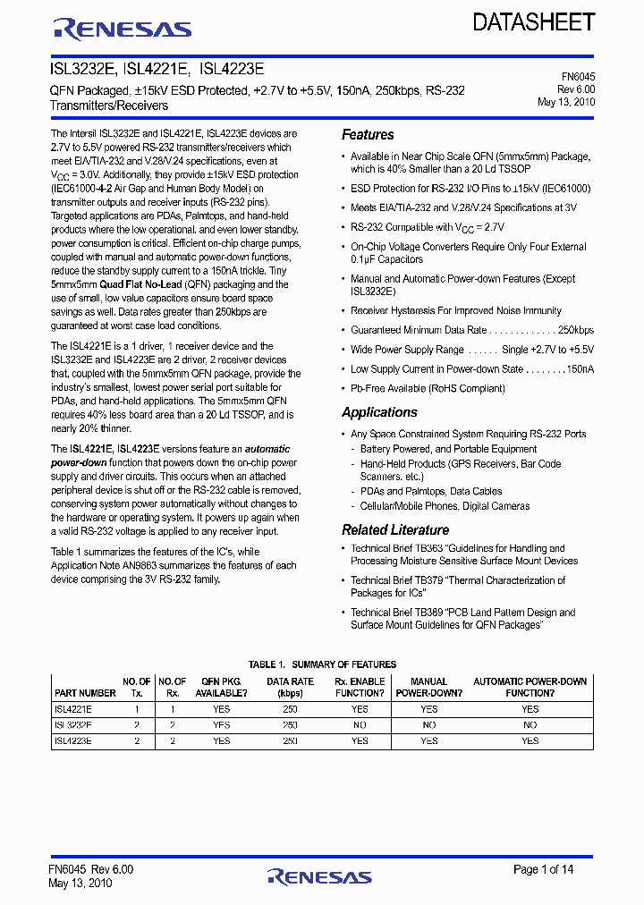 ISL3232EIRZ_8978356.PDF Datasheet