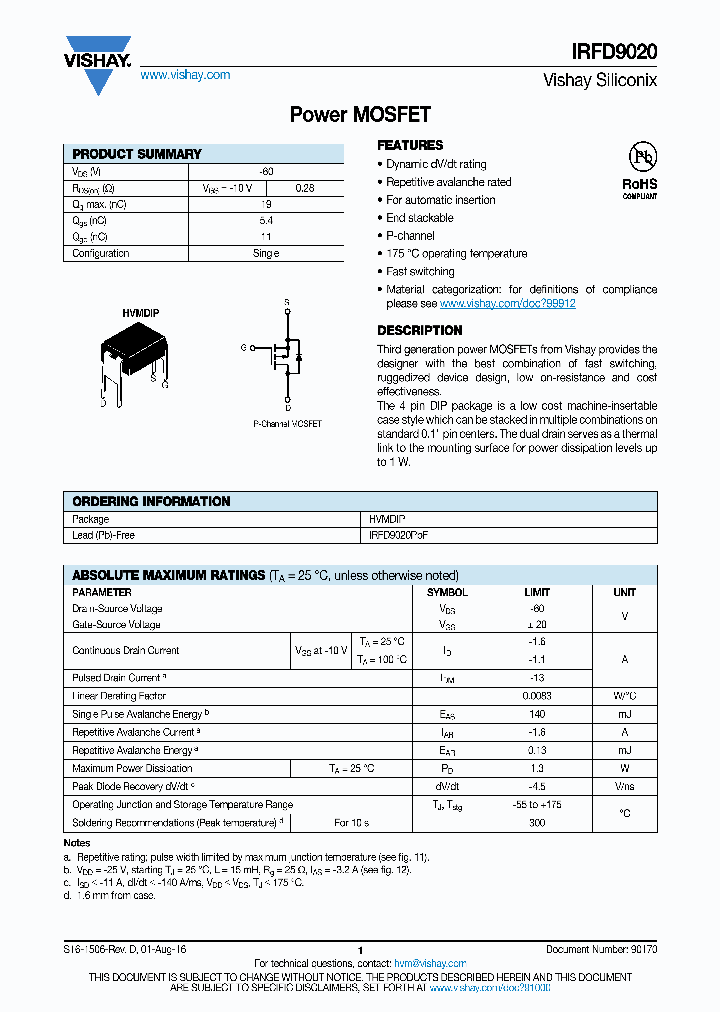 IRFD9020-17_8979047.PDF Datasheet