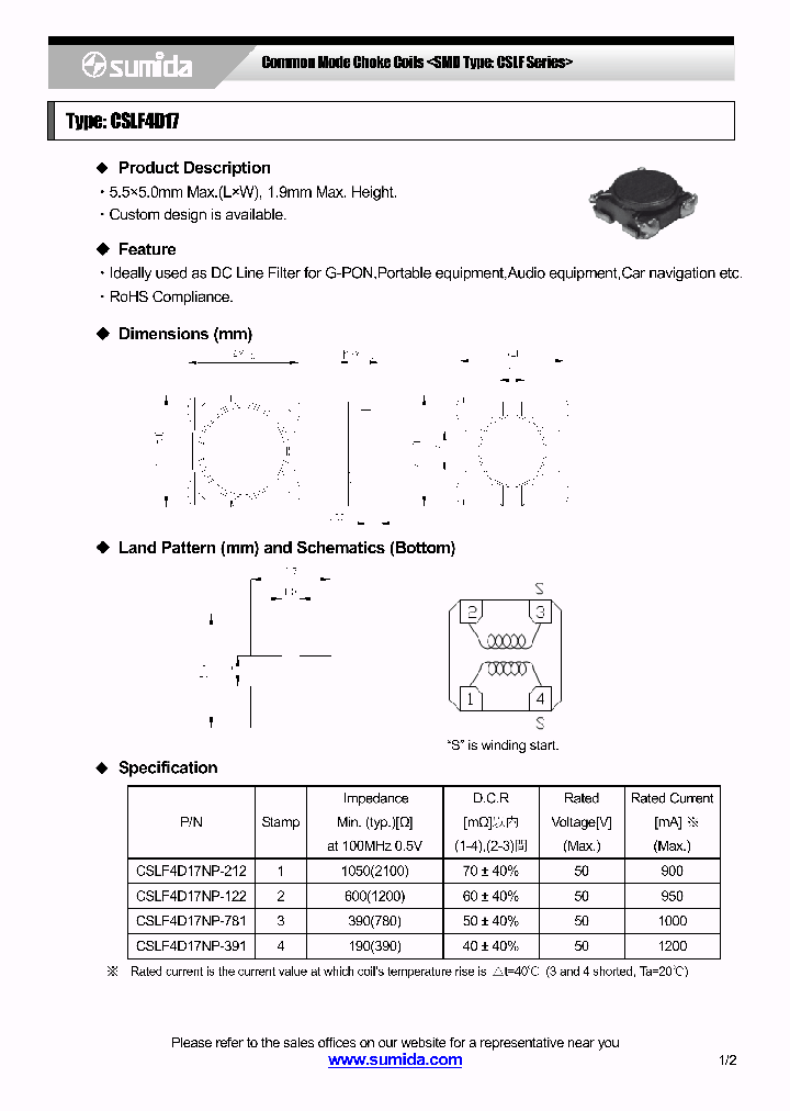 CSLF4D17_8979537.PDF Datasheet