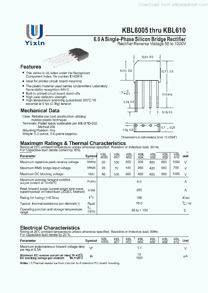 KBL6005_8979975.PDF Datasheet