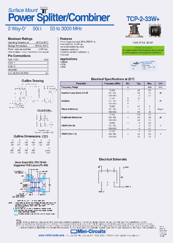 TCP-2-33W_8980600.PDF Datasheet