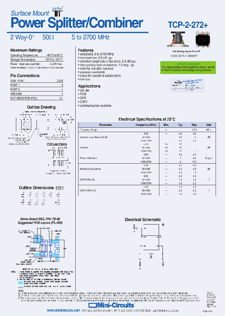 TCP-2-272_8980598.PDF Datasheet