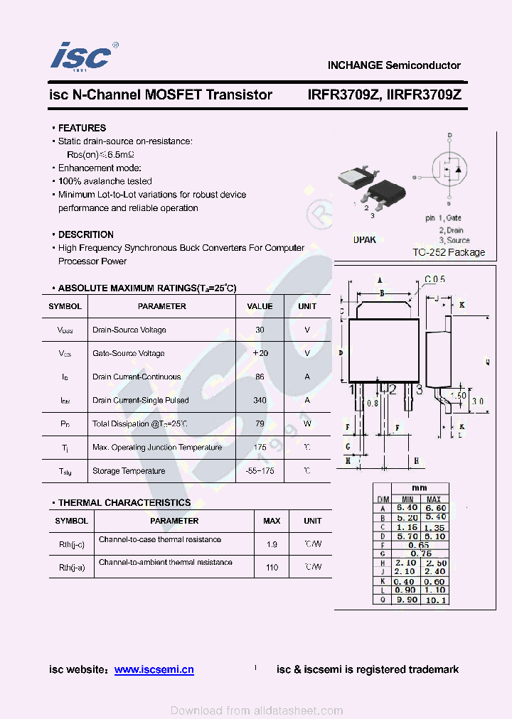 IIRFR3709Z_8984483.PDF Datasheet