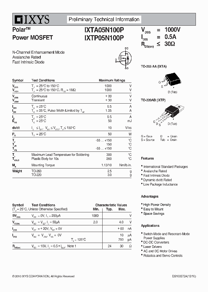 IXTP05N100P_8985726.PDF Datasheet