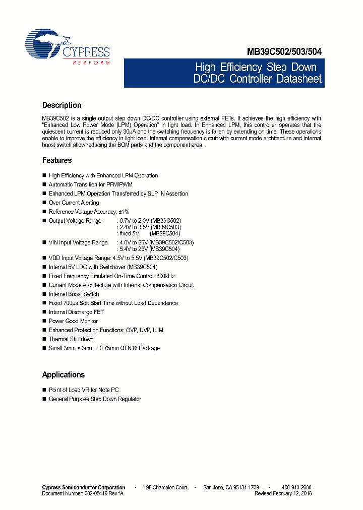 MB39C504WQN-G-AMERE1_8986175.PDF Datasheet