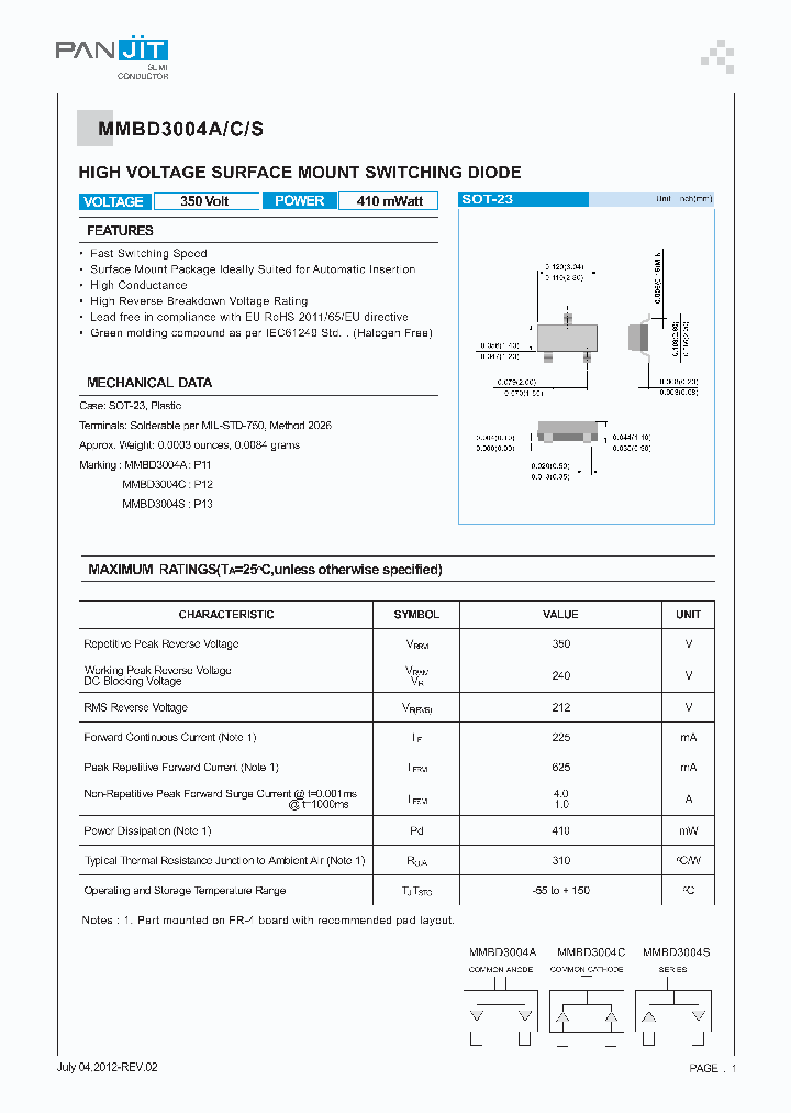 MMBD3004A-16_8989075.PDF Datasheet