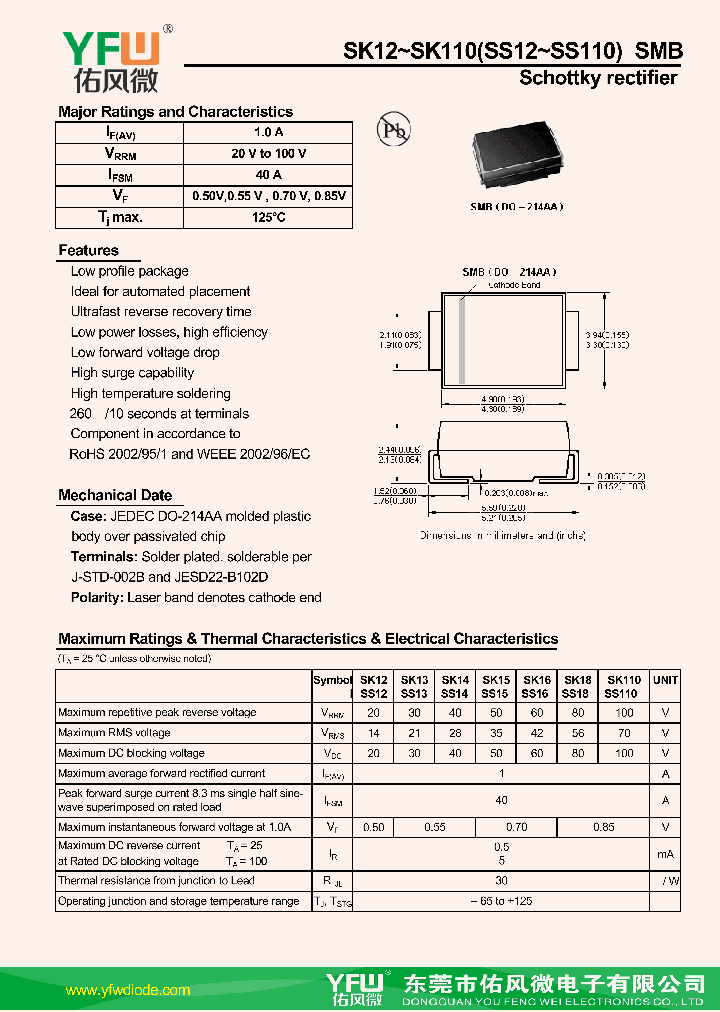 SS12-SMB_8991283.PDF Datasheet