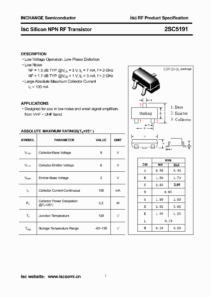 2SC5191_8991688.PDF Datasheet