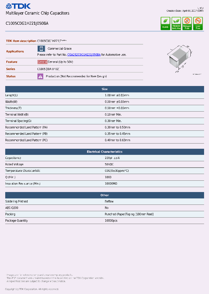 C1005C0G1H221J050BA-17_8991879.PDF Datasheet