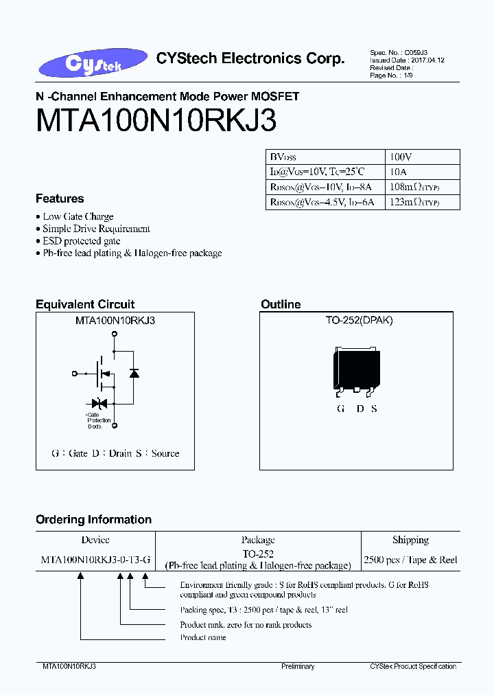 MTA100N10RKJ3-0-T3-G_8996090.PDF Datasheet