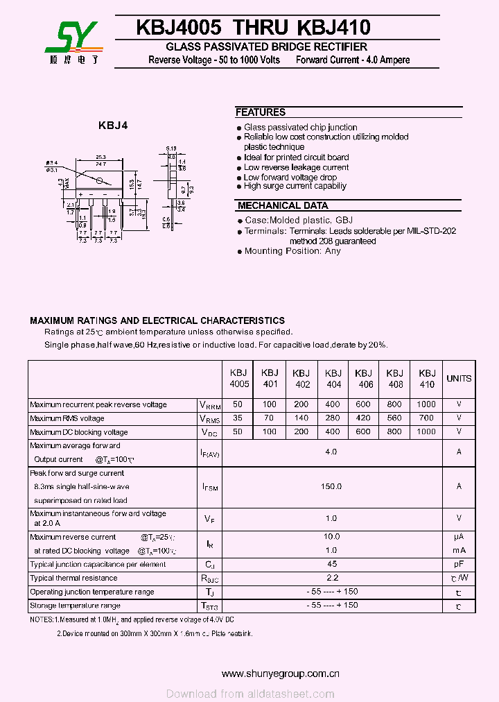 KBJ4005_8996293.PDF Datasheet