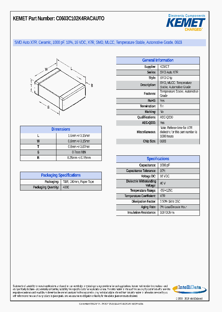 C0603C102K4RACAUTO_8996639.PDF Datasheet