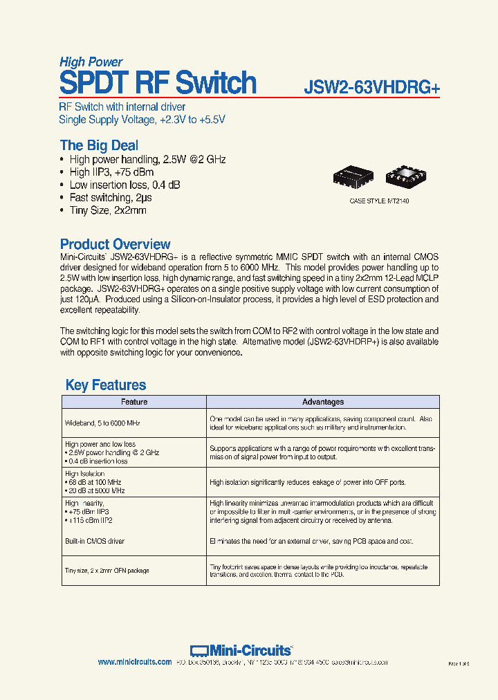 JSW2-63VHDRG_8997513.PDF Datasheet