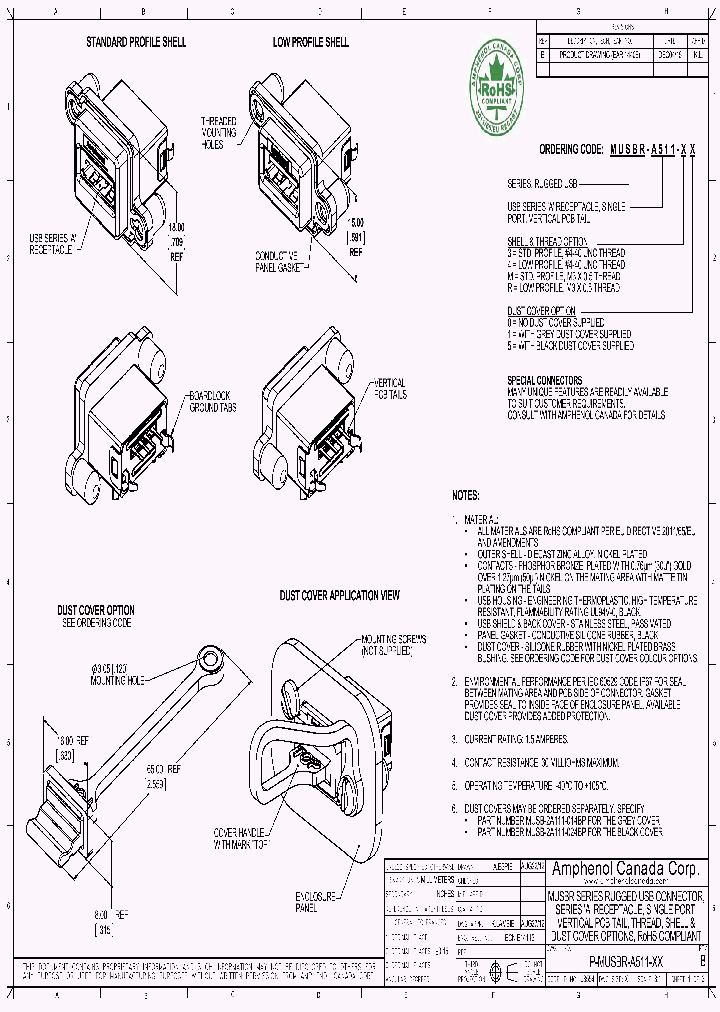 P-MUSBR-A511-XX_8997906.PDF Datasheet Download --- IC-ON-LINE