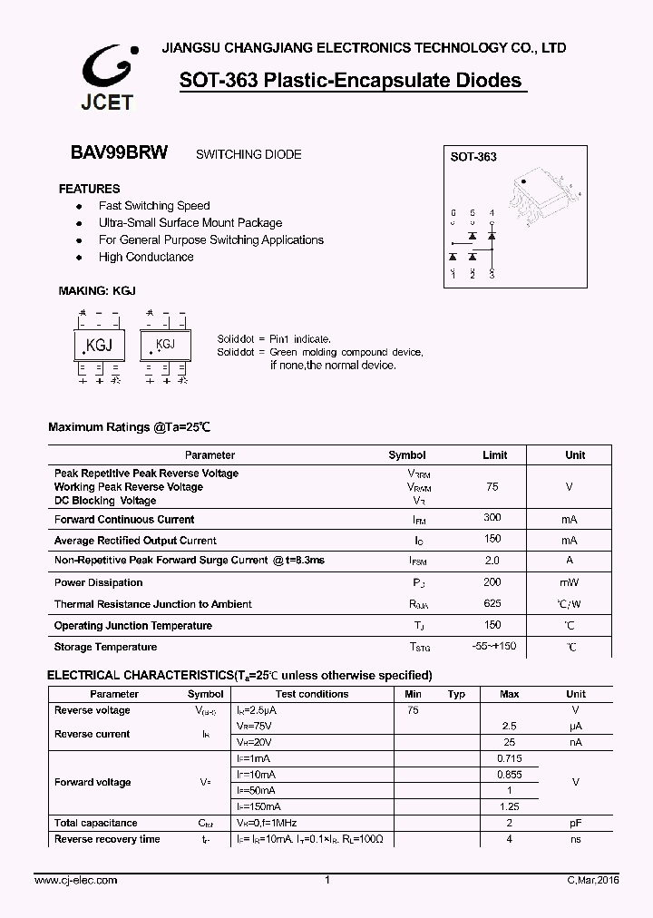 BAV99BRW_8998736.PDF Datasheet