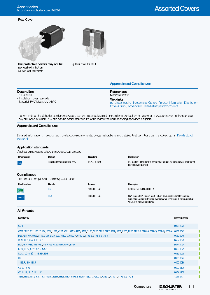 ASSORTEDCOVERS_8999160.PDF Datasheet