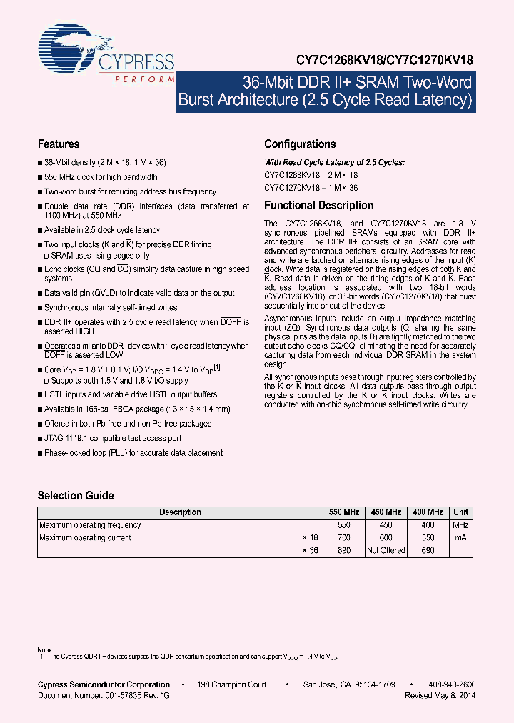 CY7C1268KV18-400BZXC_9000898.PDF Datasheet