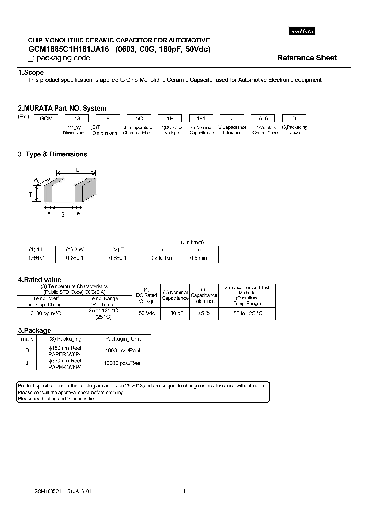 GCM1885C1H181JA16_9002210.PDF Datasheet