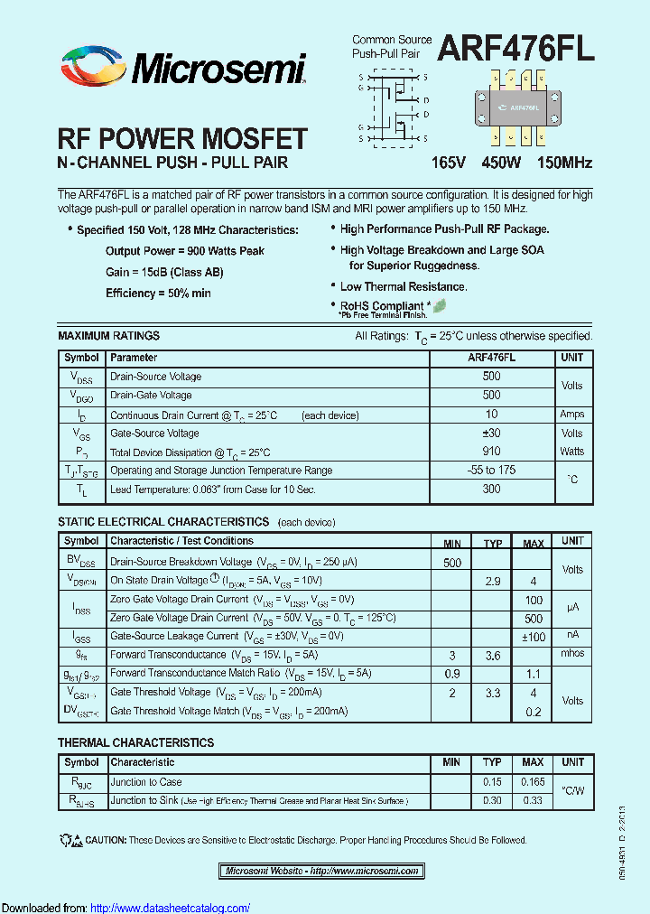 ARF476FL_9005530.PDF Datasheet