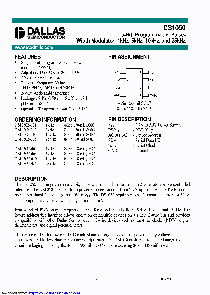 DS1050U-001T_9006637.PDF Datasheet