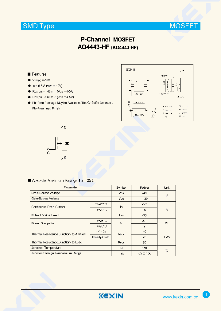 AO4443-HF_9007615.PDF Datasheet