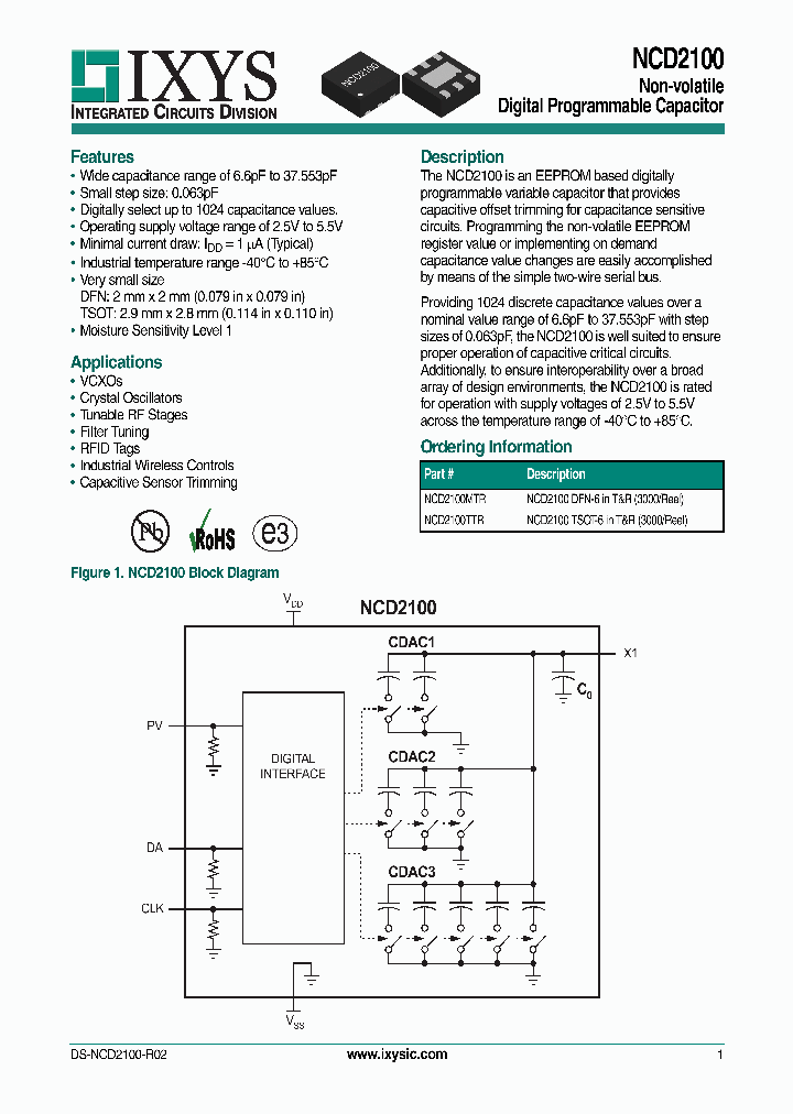 NCD2100_9009157.PDF Datasheet