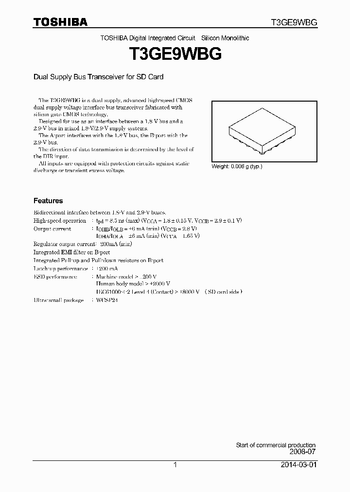 T3GE9WBG_9009238.PDF Datasheet