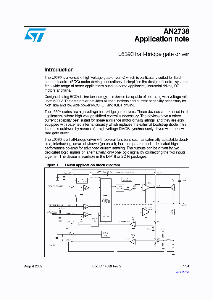 AN2738_9010641.PDF Datasheet Download --- IC-ON-LINE