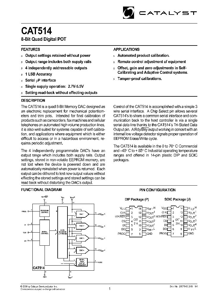 CAT514J-TE13_9011137.PDF Datasheet