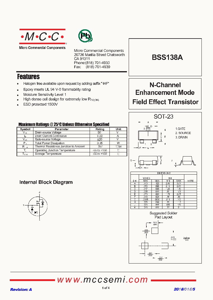 BSS138A_9010982.PDF Datasheet