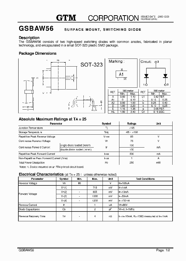 GSBAW56_9015749.PDF Datasheet