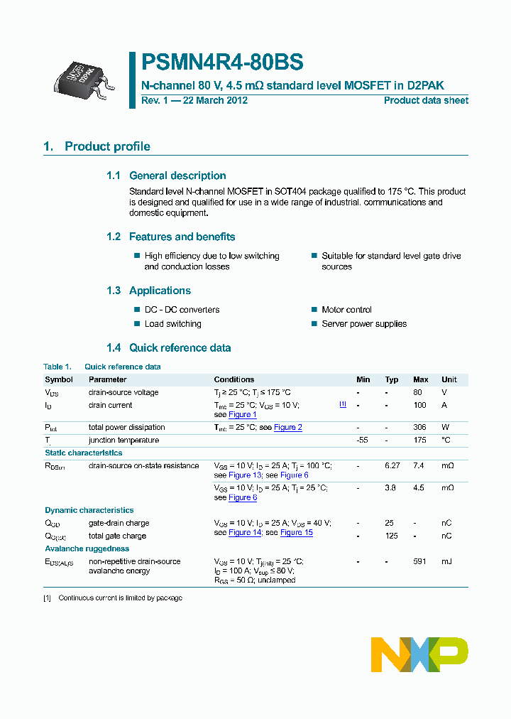 PSMN4R4-80BS-15_9017077.PDF Datasheet