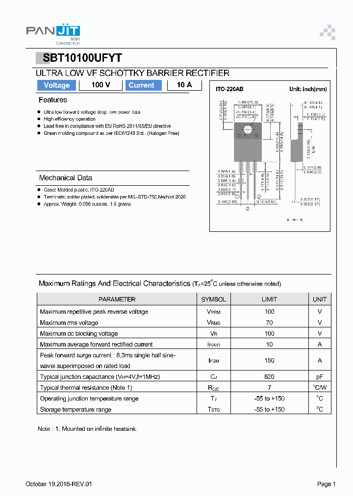 SBT10100UFYT-T0-00001_9019234.PDF Datasheet