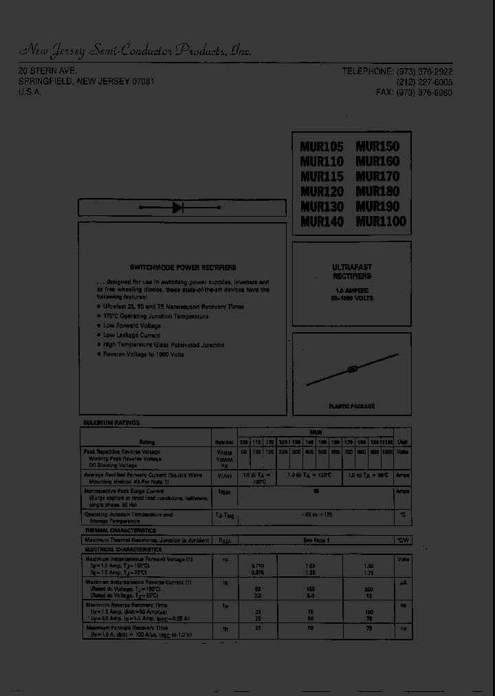 MUR150_9020123.PDF Datasheet