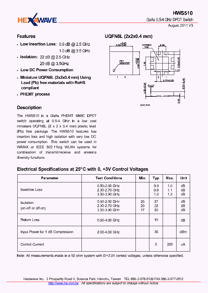 HWS510-V3_9022412.PDF Datasheet