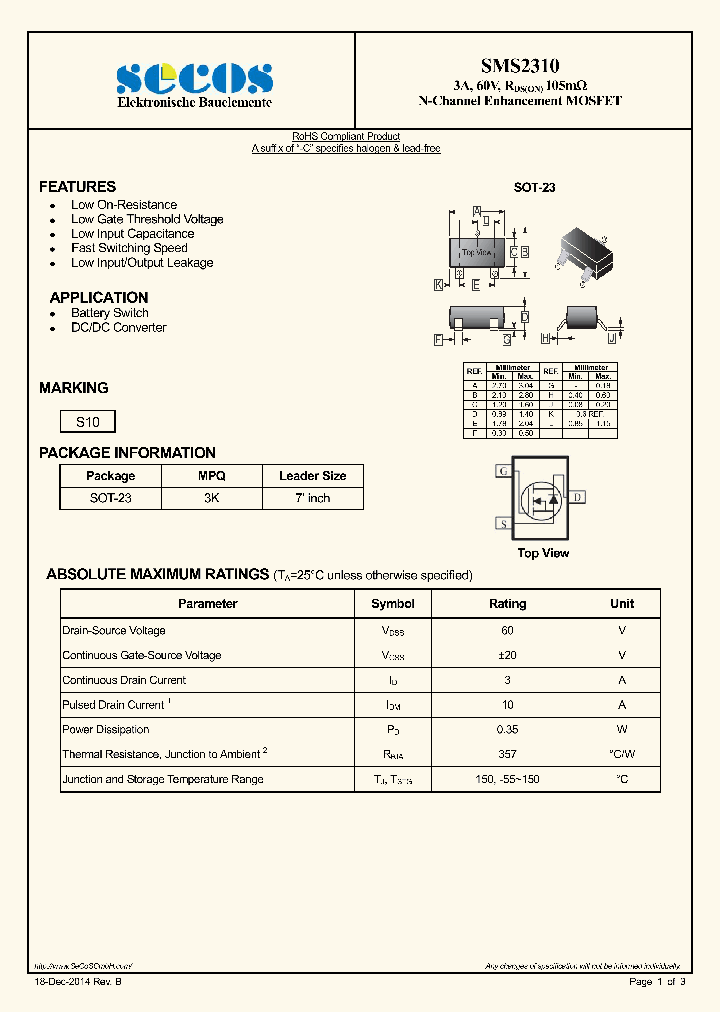 SMS2310-15_9025010.PDF Datasheet