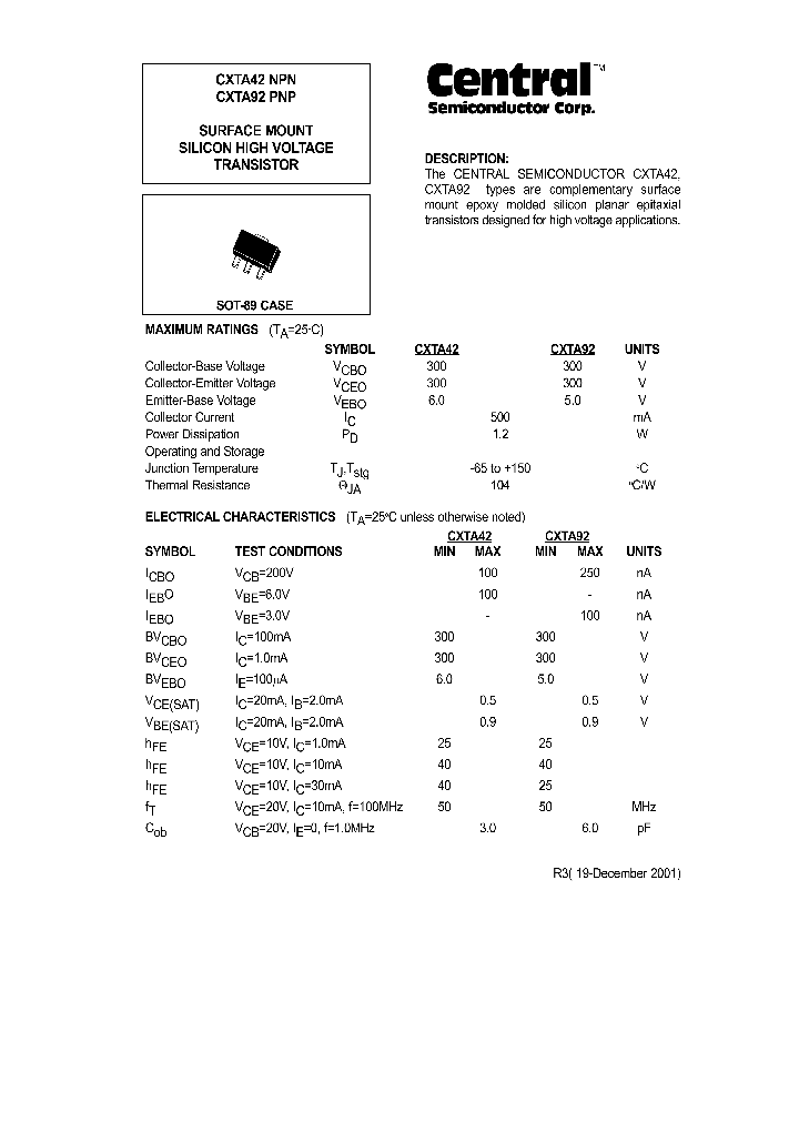 CXTA42NPN_9025899.PDF Datasheet