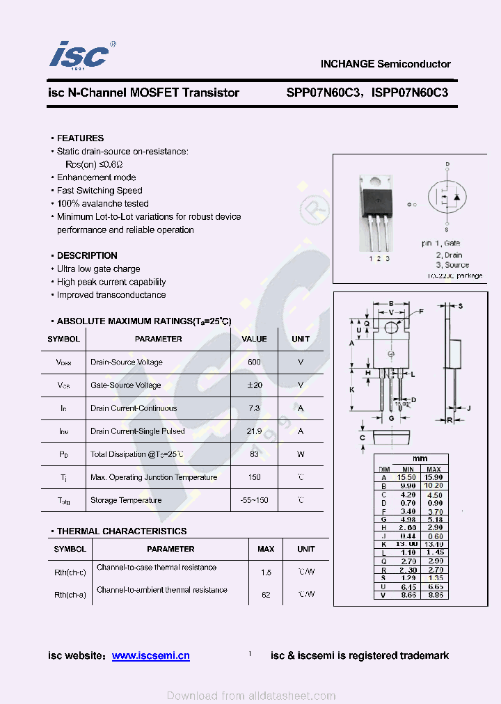SPP07N60C3_9026919.PDF Datasheet