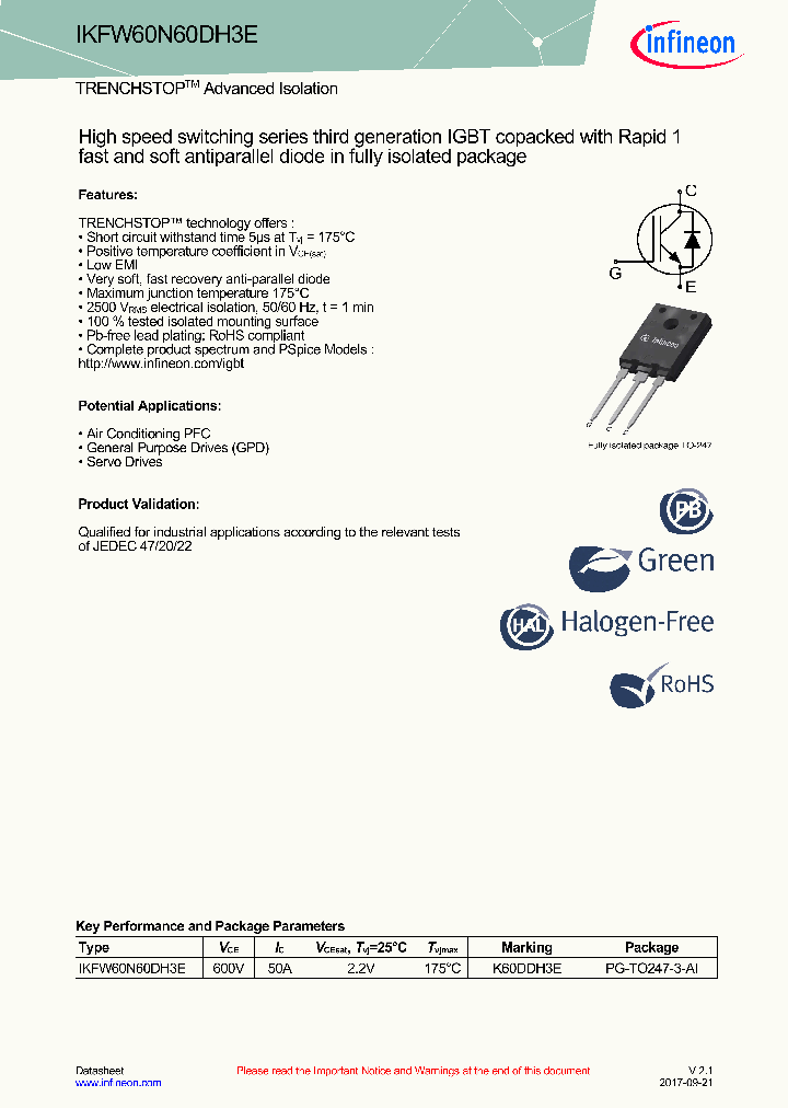 IKFW60N60DH3E_9027210.PDF Datasheet