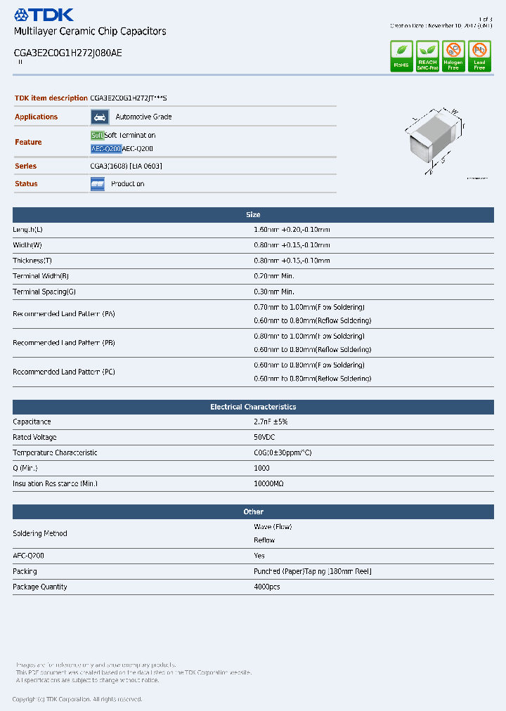 CGA3E2C0G1H272J080AE_9029633.PDF Datasheet