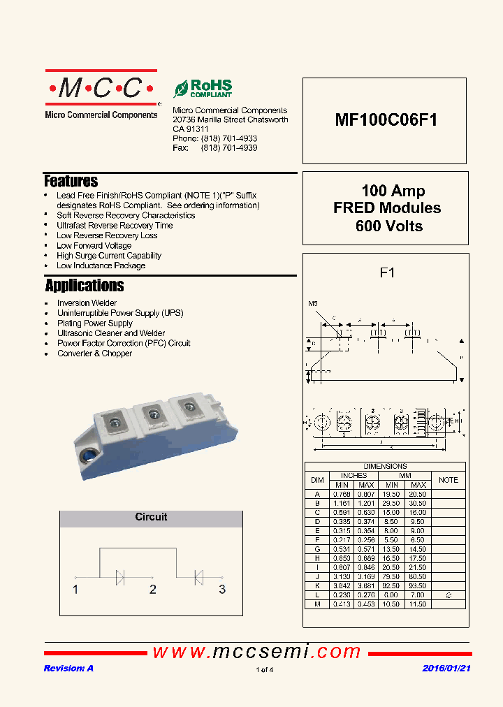 MF100C06F1_9030540.PDF Datasheet