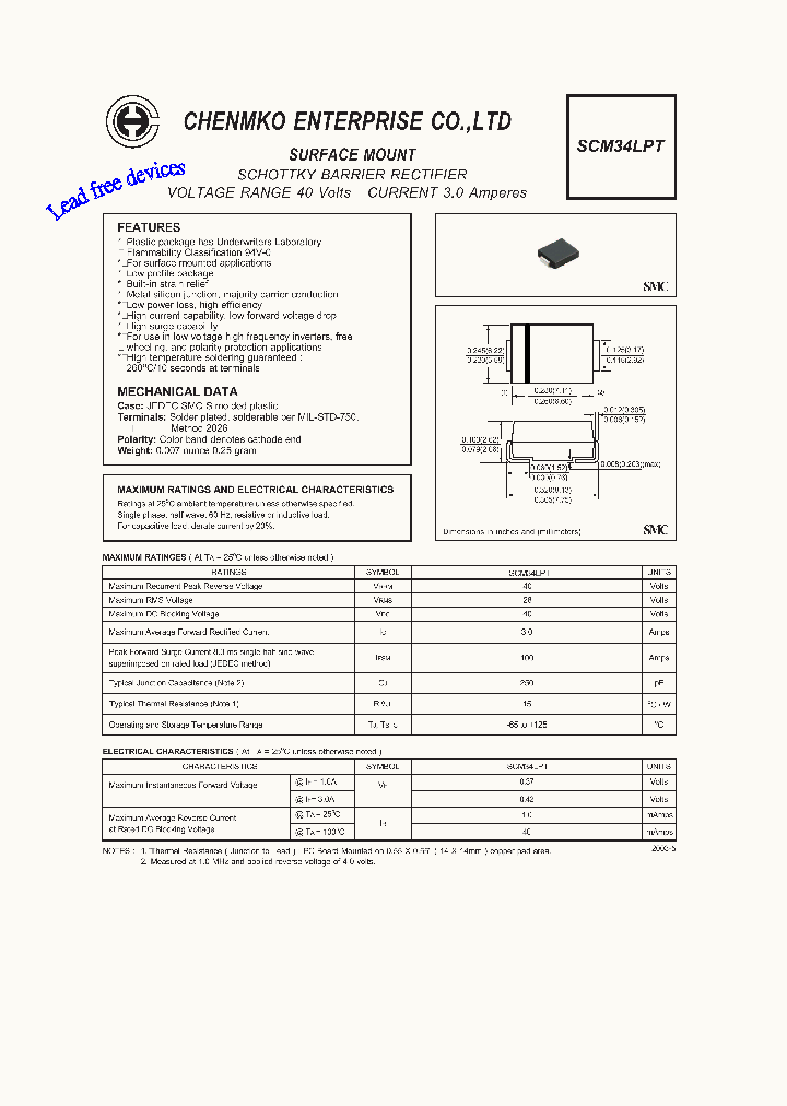 SCM34LPT_9033788.PDF Datasheet