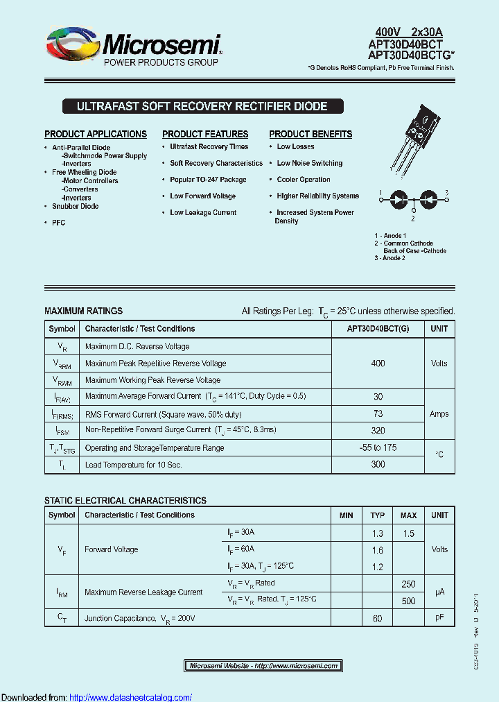 APT30D40BCTG_9034895.PDF Datasheet