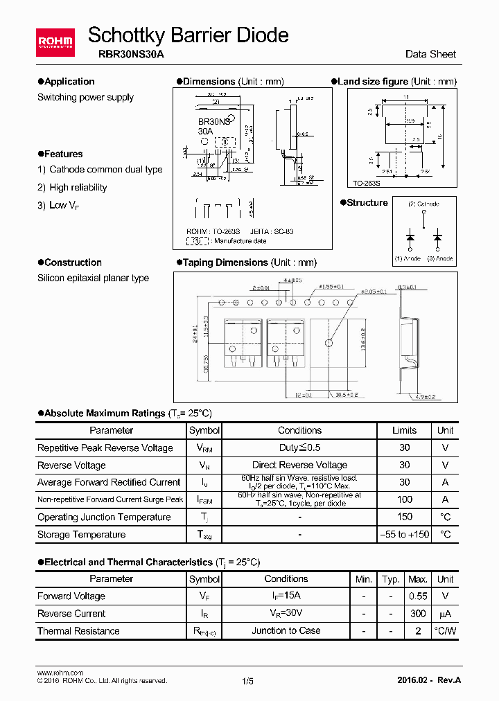 RBR30NS30A_9034931.PDF Datasheet