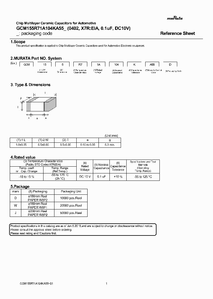 GCM155R71A104KA55_9035700.PDF Datasheet