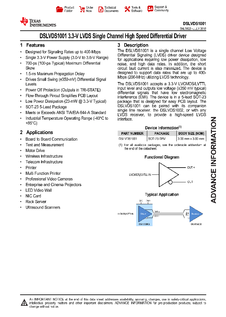 DSLVDS1001-18_9036297.PDF Datasheet