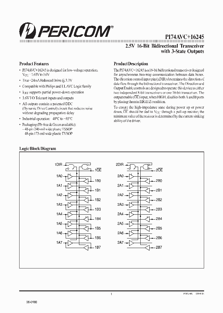 PI74AVC16245A_9037201.PDF Datasheet