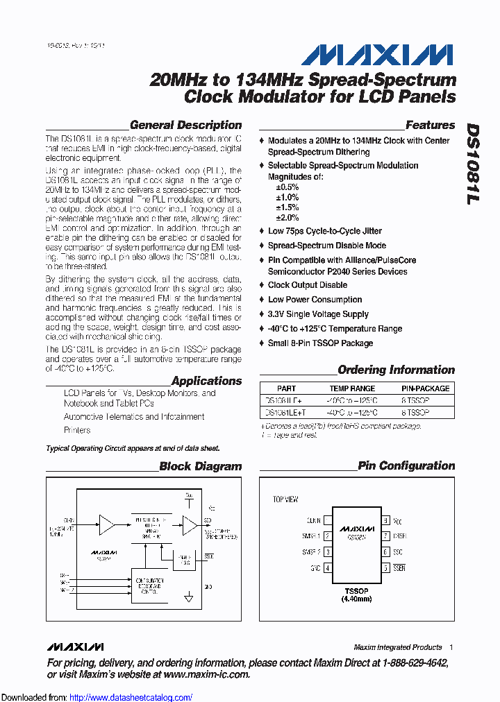 DS1081LE_9041456.PDF Datasheet