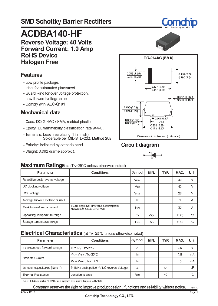 ACDBA140-HF_9042068.PDF Datasheet