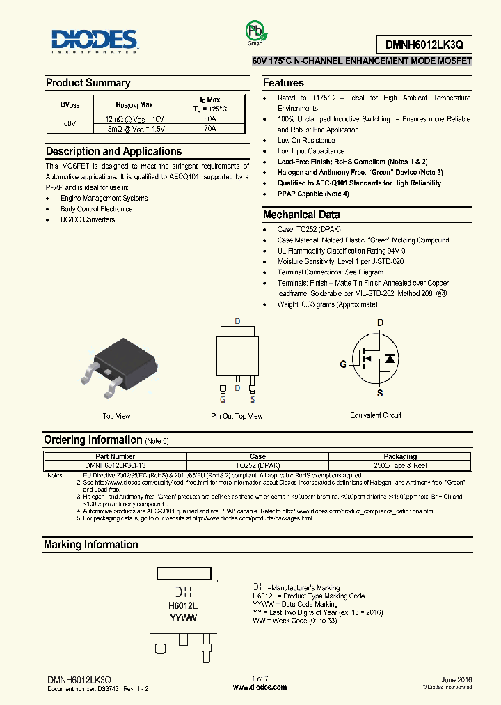 DMNH6012LK3Q_9042571.PDF Datasheet